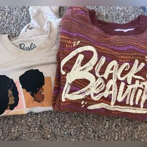 Barbie Cream Logo Sweatshirt